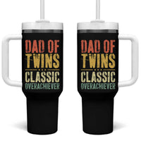 Dad Of Twins Classic Overachiever Tumbler With Handle Proud Twin Father