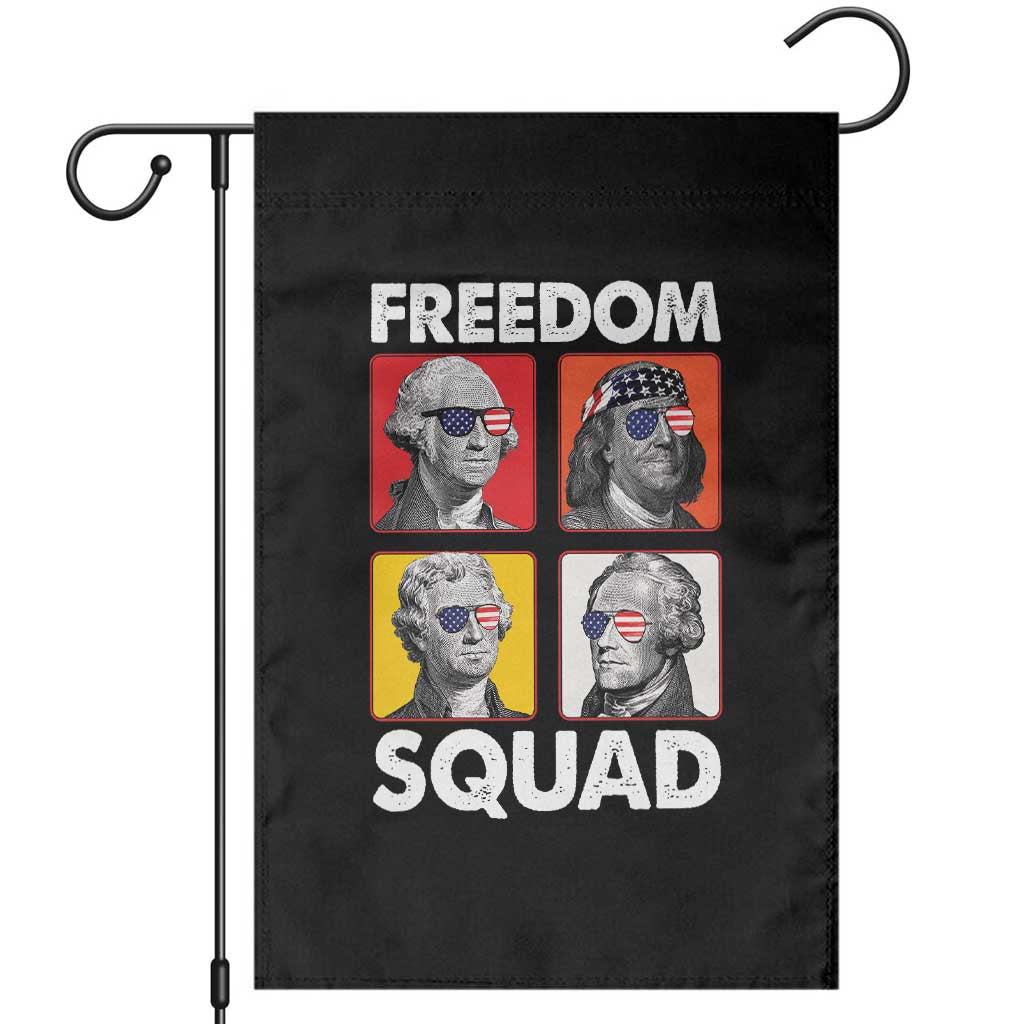 Freedom Squad Founding Fathers Garden Flag American Revolution 4th of July