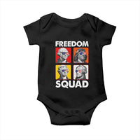 Freedom Squad Founding Fathers Baby Onesie American Revolution 4th of July