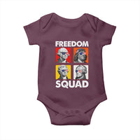 Freedom Squad Founding Fathers Baby Onesie American Revolution 4th of July