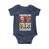 Freedom Squad Founding Fathers Baby Onesie American Revolution 4th of July
