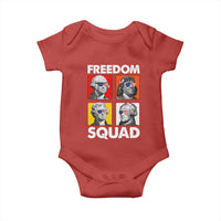 Freedom Squad Founding Fathers Baby Onesie American Revolution 4th of July