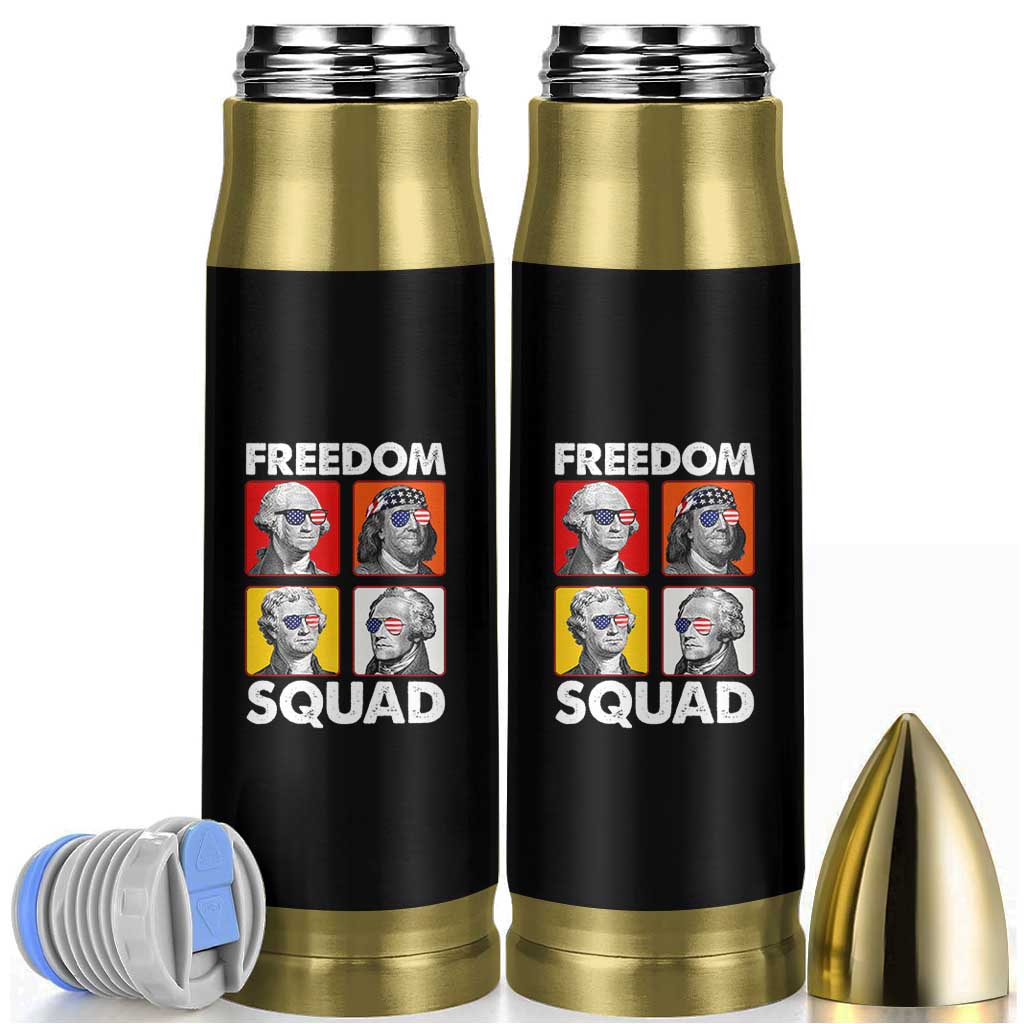 Freedom Squad Founding Fathers Bullet Tumbler American Revolution 4th of July