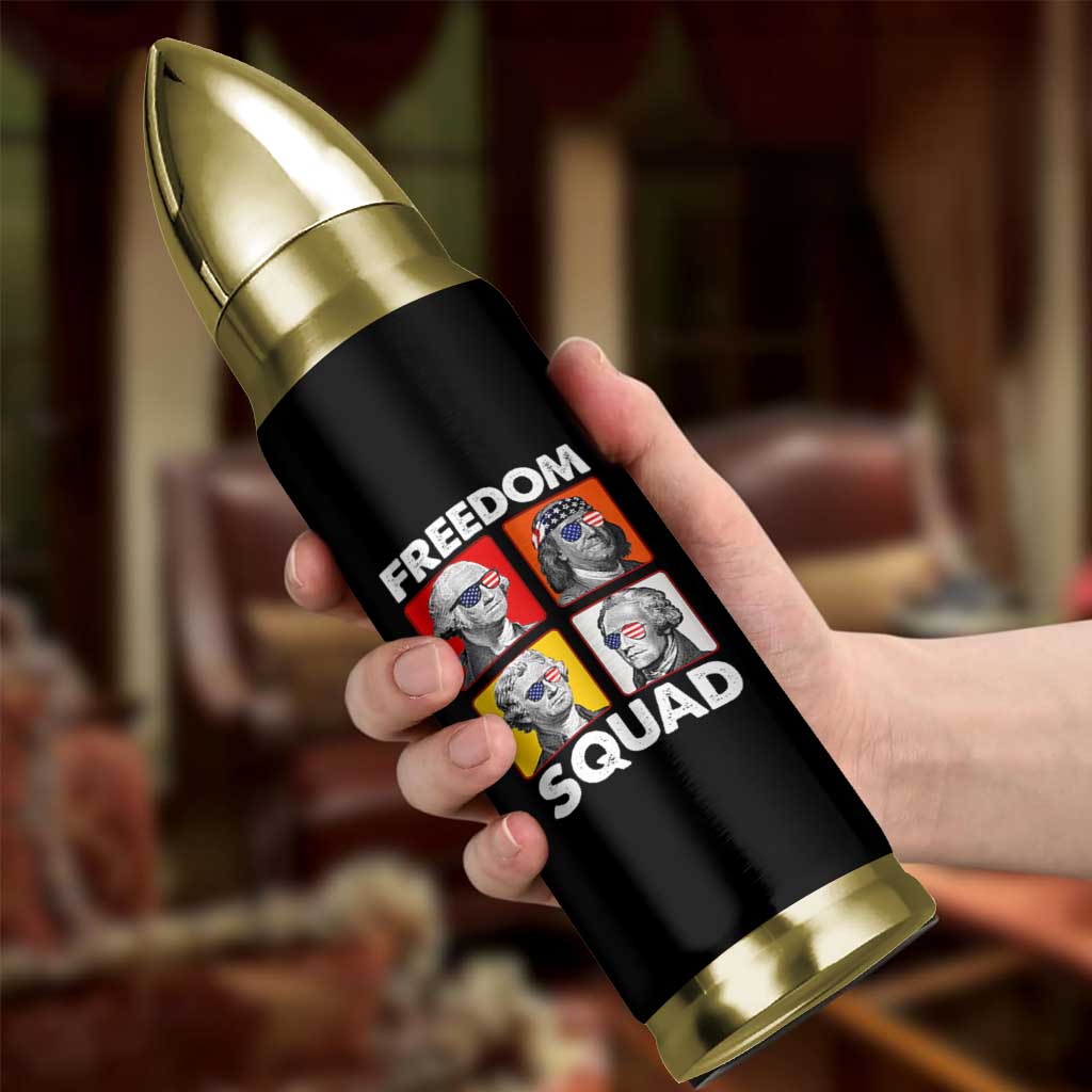 Freedom Squad Founding Fathers Bullet Tumbler American Revolution 4th of July