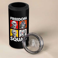 Freedom Squad Founding Fathers 4 in 1 Can Cooler Tumbler American Revolution 4th of July