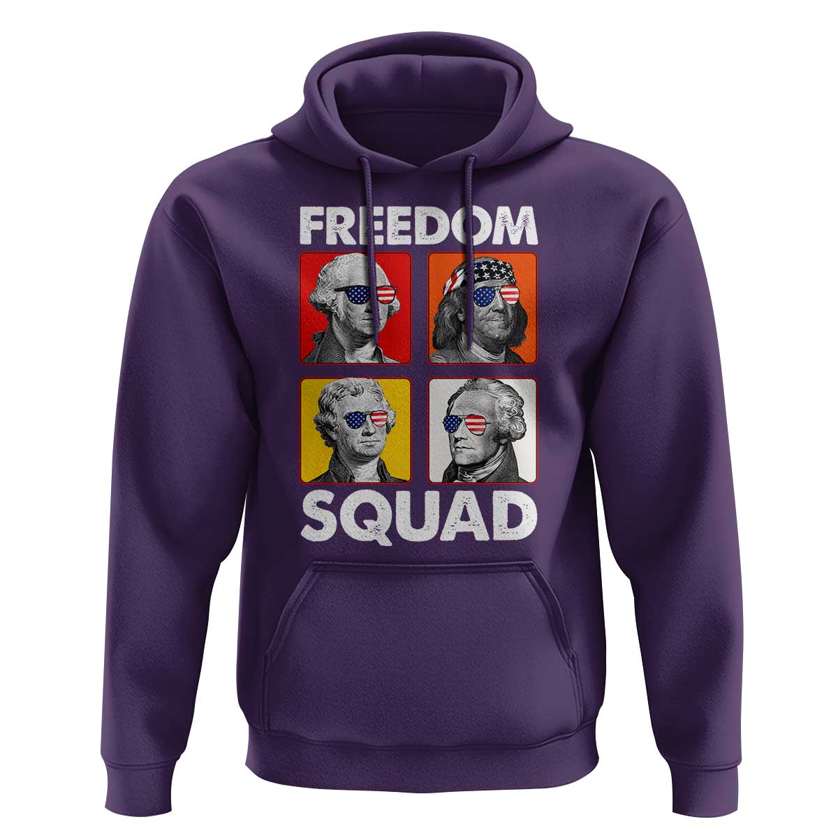 Freedom Squad Founding Fathers Hoodie American Revolution 4th of July