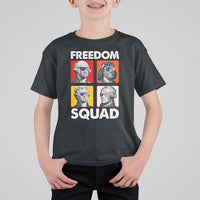 Freedom Squad Founding Fathers T Shirt For Kid American Revolution 4th of July
