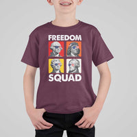 Freedom Squad Founding Fathers T Shirt For Kid American Revolution 4th of July