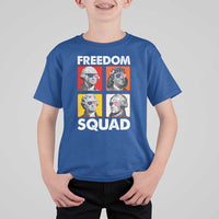 Freedom Squad Founding Fathers T Shirt For Kid American Revolution 4th of July