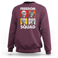Freedom Squad Founding Fathers Sweatshirt American Revolution 4th of July