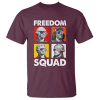 Freedom Squad Founding Fathers T Shirt American Revolution 4th of July