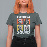 Freedom Squad Founding Fathers T Shirt For Women American Revolution 4th of July