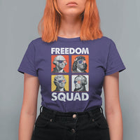 Freedom Squad Founding Fathers T Shirt For Women American Revolution 4th of July