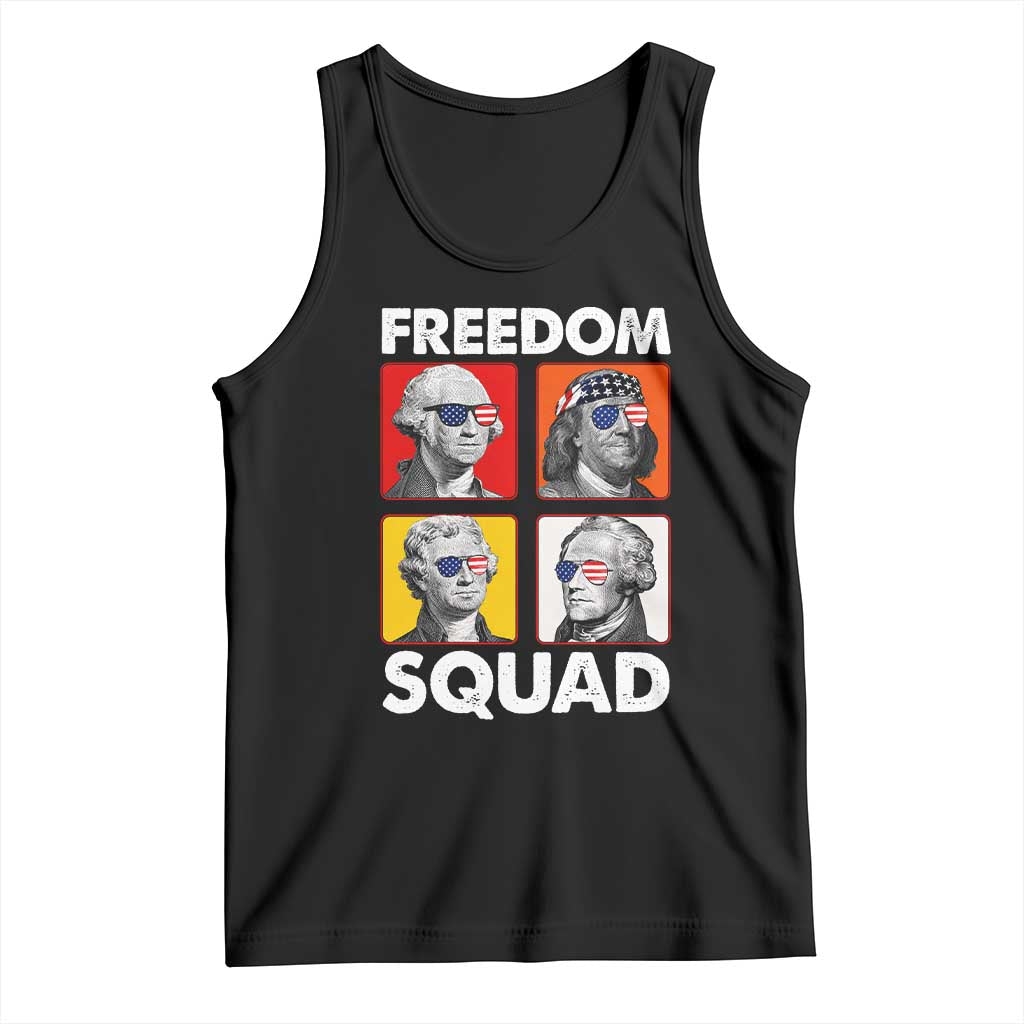 Freedom Squad Founding Fathers Tank Top American Revolution 4th of July