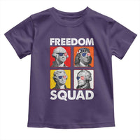 Freedom Squad Founding Fathers Toddler T Shirt American Revolution 4th of July