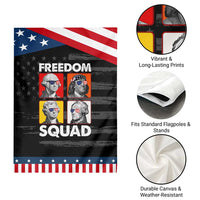 Freedom Squad Founding Fathers Patriotic Garden Flag American Revolution 4th of July