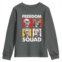 Freedom Squad Founding Fathers Youth Sweatshirt American Revolution 4th of July
