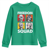 Freedom Squad Founding Fathers Youth Sweatshirt American Revolution 4th of July