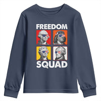 Freedom Squad Founding Fathers Youth Sweatshirt American Revolution 4th of July