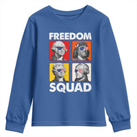 Freedom Squad Founding Fathers Youth Sweatshirt American Revolution 4th of July