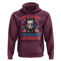 Time To Get Star Spangled Hammered Abraham Lincoln Hoodie Funny 4th of July