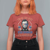 Time To Get Star Spangled Hammered Abraham Lincoln T Shirt For Women Funny 4th of July