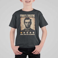 Abraham Lincoln Ford's Theatre T Shirt For Kid Awful Would Not Recommend Funny US History