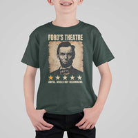 Abraham Lincoln Ford's Theatre T Shirt For Kid Awful Would Not Recommend Funny US History