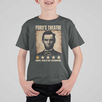 Abraham Lincoln Ford's Theatre T Shirt For Kid Awful Would Not Recommend Funny US History
