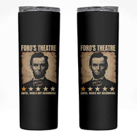 Abraham Lincoln Ford's Theatre Skinny Tumbler Awful Would Not Recommend Funny US History