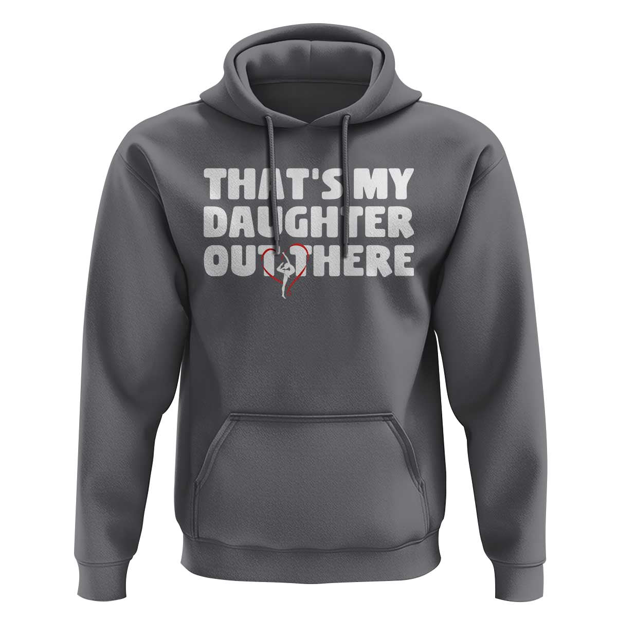 Funny That's My Daughter Out There Hoodie Gymnast Parents Support - Wonder Print Shop