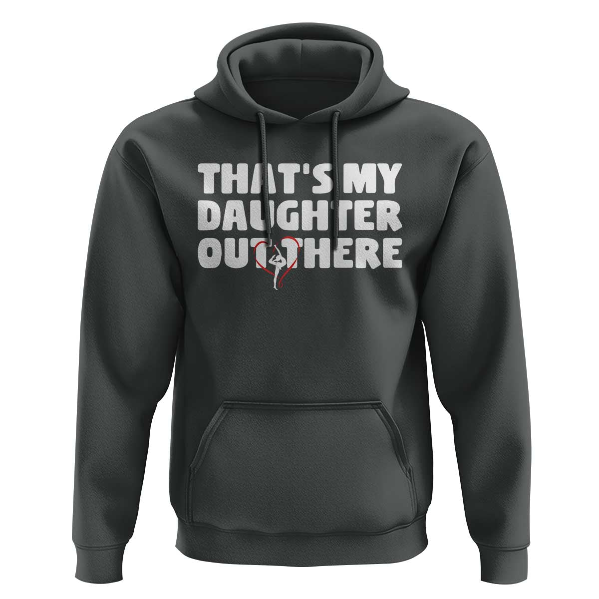Funny That's My Daughter Out There Hoodie Gymnast Parents Support - Wonder Print Shop