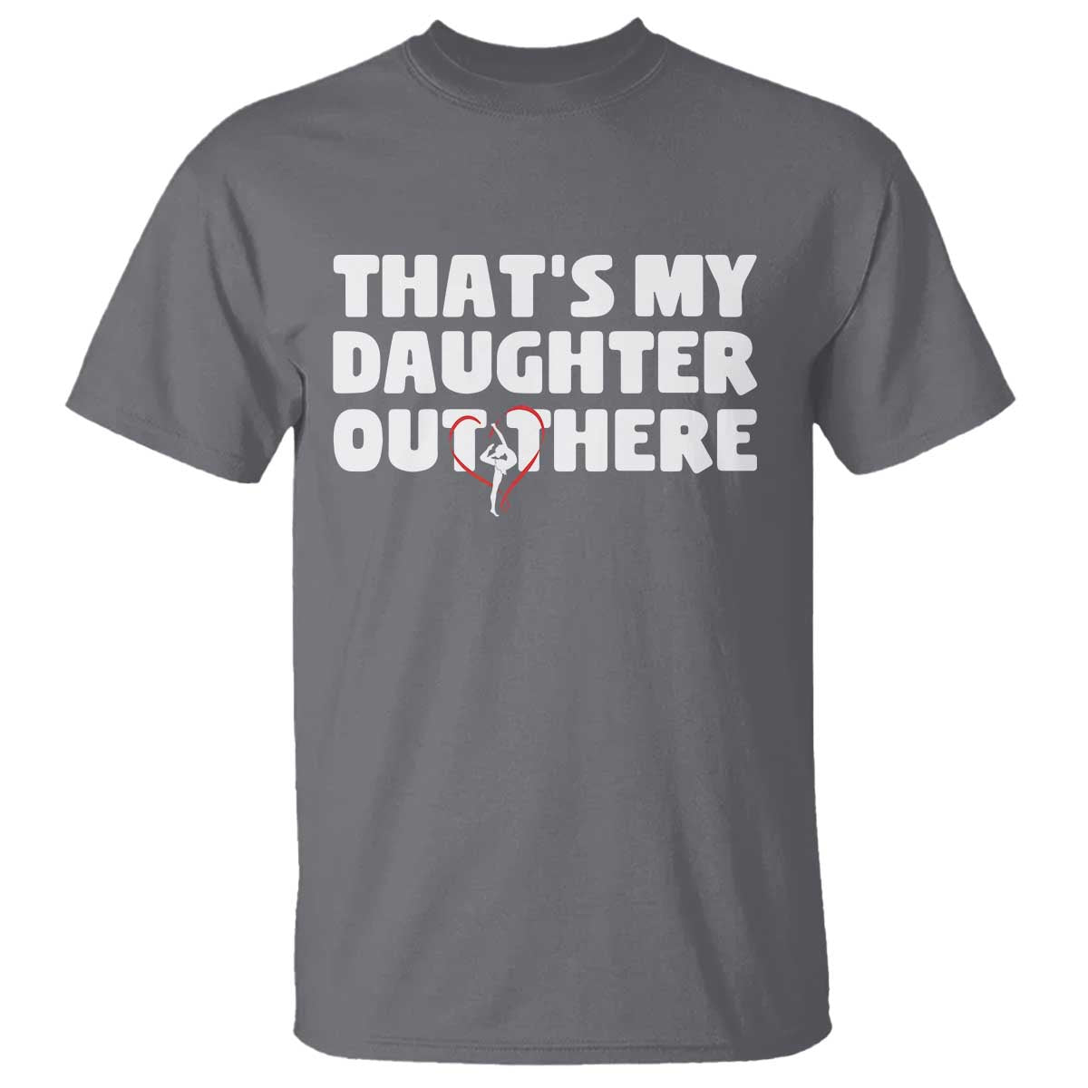 Funny That's My Daughter Out There T Shirt Gymnast Parents Support - Wonder Print Shop