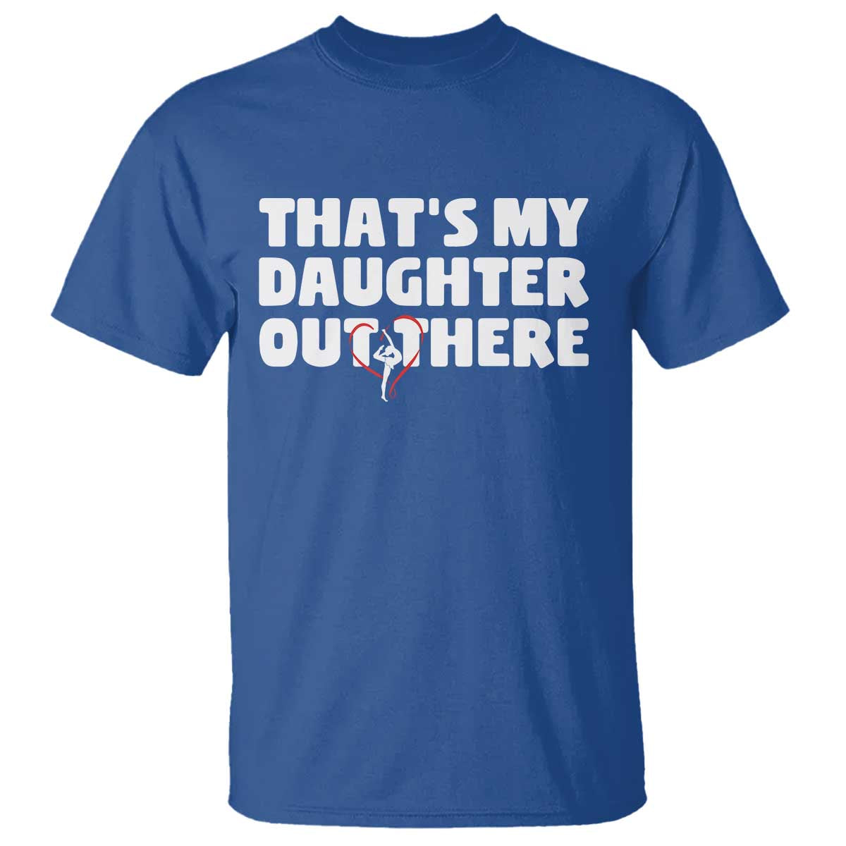 Funny That's My Daughter Out There T Shirt Gymnast Parents Support - Wonder Print Shop