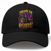 Prepare For Beeyatle Baseball Cap Funny Goat Wizard LitRPG Lover