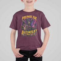 Prepare For Beeyatle T Shirt For Kid Funny Goat Wizard LitRPG Lover