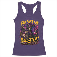 Prepare For Beeyatle Racerback Tank Top Funny Goat Wizard LitRPG Lover