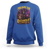Prepare For Beeyatle Sweatshirt Funny Goat Wizard LitRPG Lover