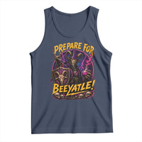 Prepare For Beeyatle Tank Top Funny Goat Wizard LitRPG Lover