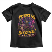 Prepare For Beeyatle Toddler T Shirt Funny Goat Wizard LitRPG Lover