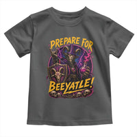 Prepare For Beeyatle Toddler T Shirt Funny Goat Wizard LitRPG Lover