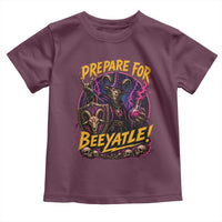 Prepare For Beeyatle Toddler T Shirt Funny Goat Wizard LitRPG Lover