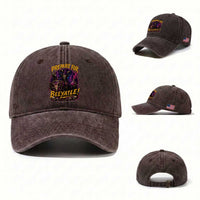 Prepare For Beeyatle Washed Cotton Baseball Cap Funny Goat Wizard LitRPG Lover
