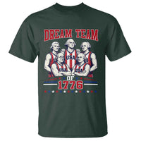 Dream Team of 1776 Funny Basketball 4th of July Founding Fathers T Shirt