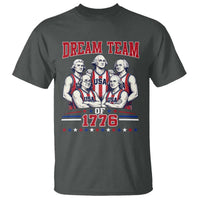 Dream Team of 1776 Funny Basketball 4th of July Founding Fathers T Shirt