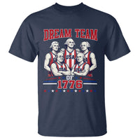 Dream Team of 1776 Funny Basketball 4th of July Founding Fathers T Shirt