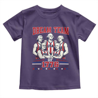 Dream Team of 1776 Funny Basketball 4th of July Founding Fathers Toddler T Shirt