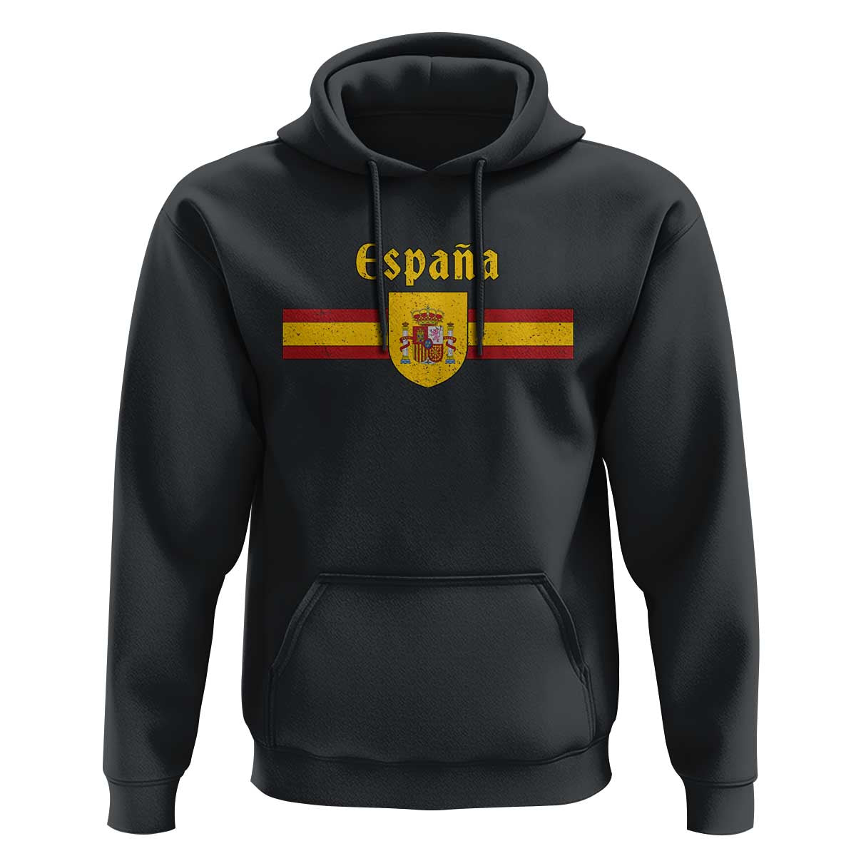 Espana Escudo Retro Spain Coat of Arms and Flag Español Hoodie