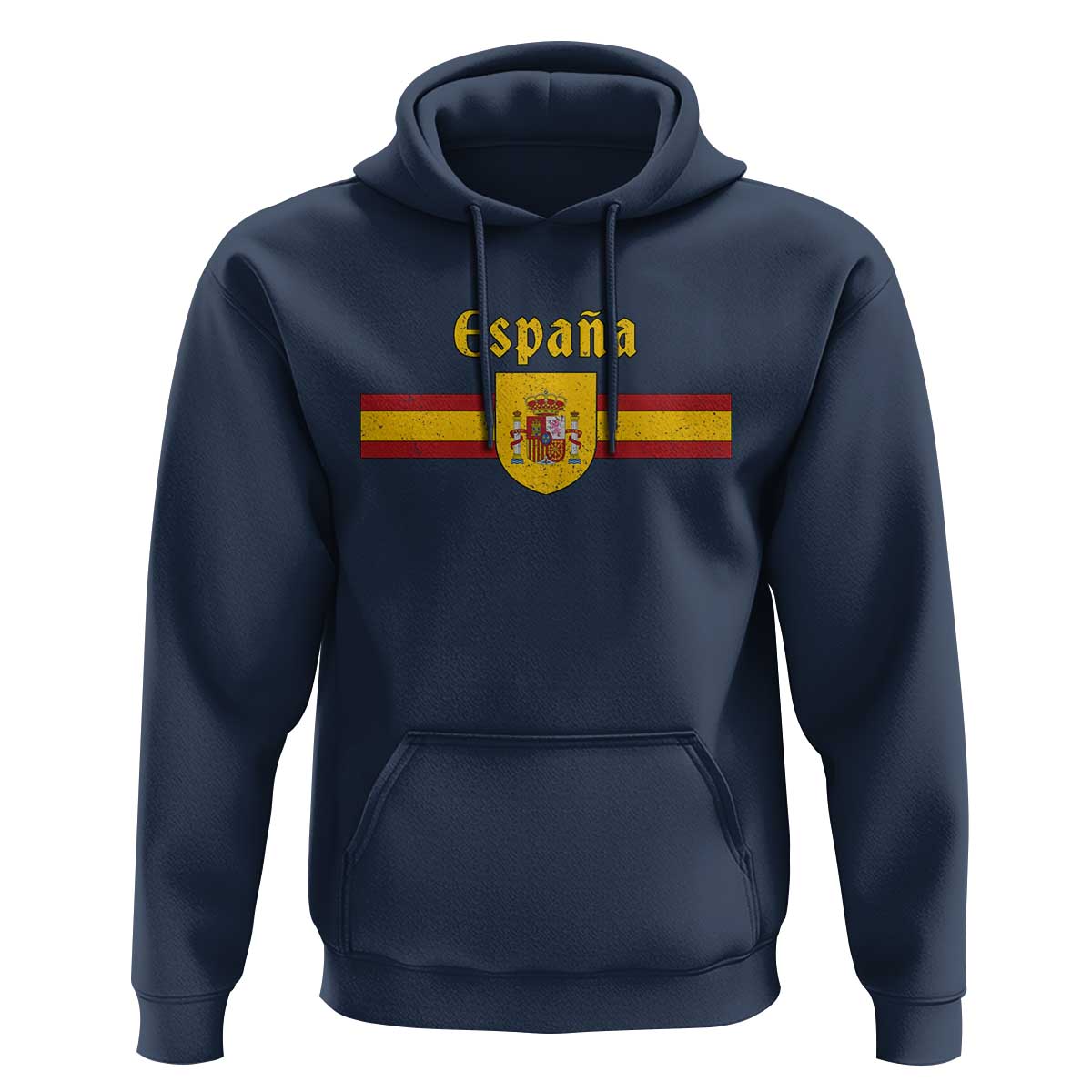 Espana Escudo Retro Spain Coat of Arms and Flag Español Hoodie
