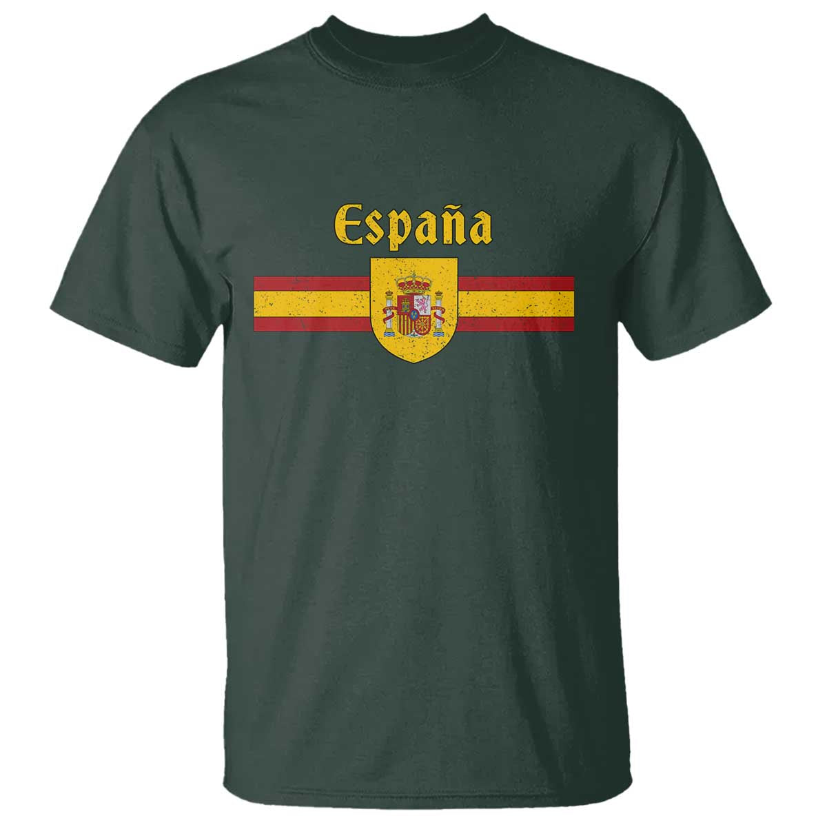 Espana Escudo Retro Spain Coat of Arms and Flag Español T Shirt